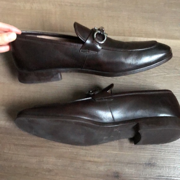 Salvatore Ferragamo Benford Gancini bit leather shoes - Picture 8 of 14